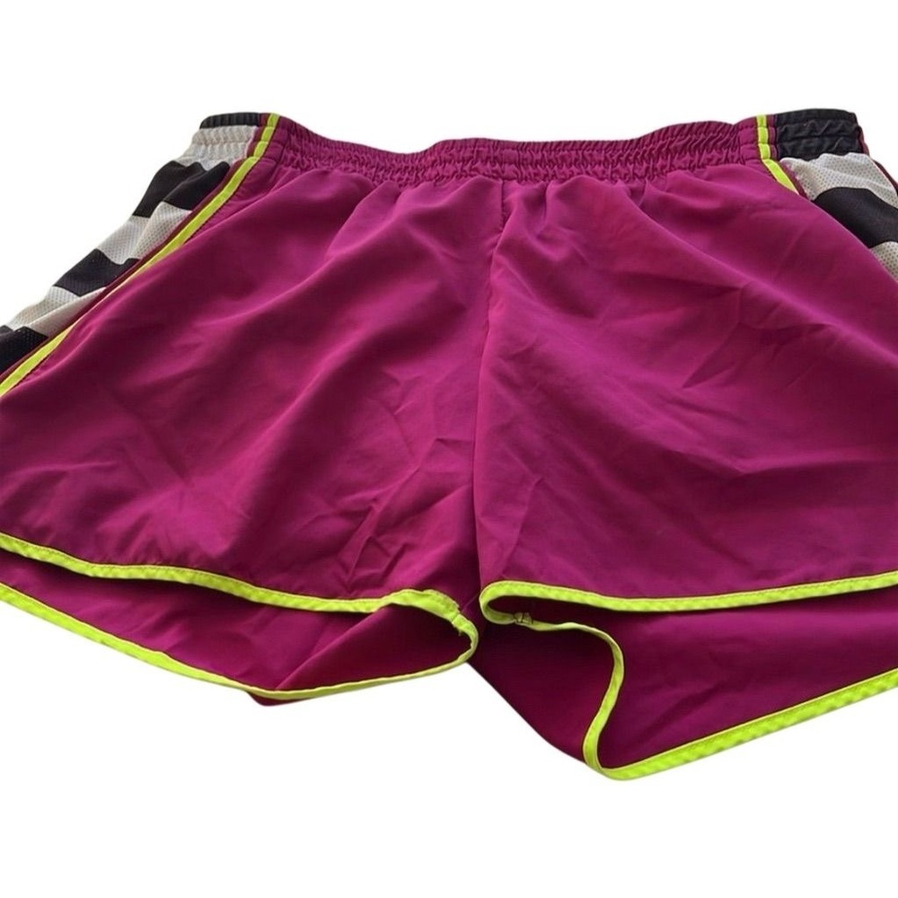 Nike Women's‎ Dri-Fit Running Shorts Pink Neon Accents Size L